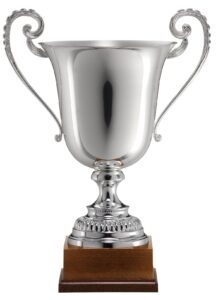 Silver Plated Trophy Cup for Sport, Racing, Events