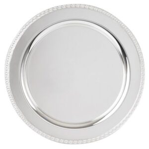 Silver Plated Plate with with rope trim, Awards & Trophy Supplier Australia