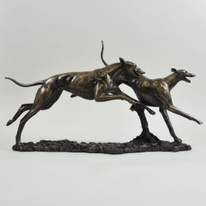 ASFI06010 Greyhounds Running Bronze Trophy