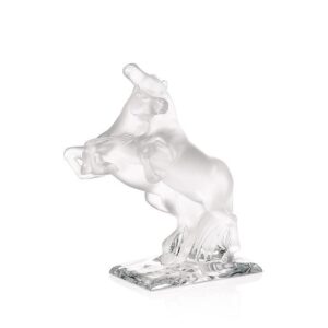 Horse Sculpture in Clear Crystal