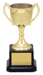 Gold Nickel Plated Cup Trophy Supplier